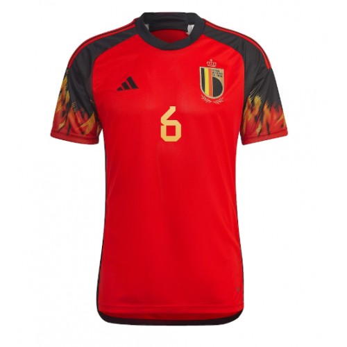 Lacne Muži Futbalové dres Belgicko Axel Witsel #6 MS 2022 Krátky Rukáv - Domáci